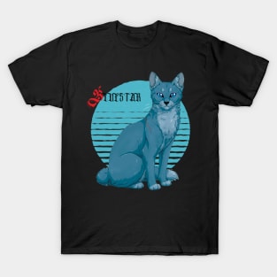 Warrior Cats, Warrior book series, Blue Star retro sunset T-Shirt